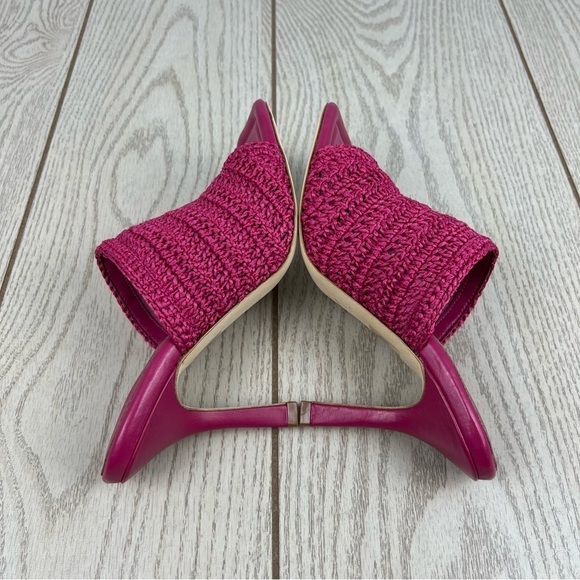 Marc Fisher LTD Women's Dako Woven Sandals 8.5M Medium Pink $140 - Picture 5 of 8